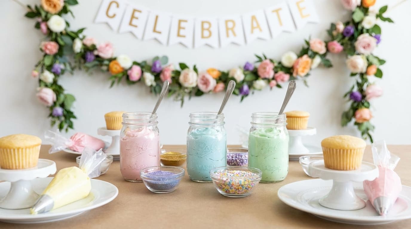 DIY Cupcake decorating