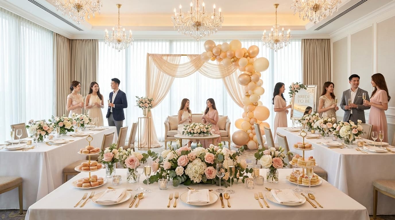 Indoor Bridal shower