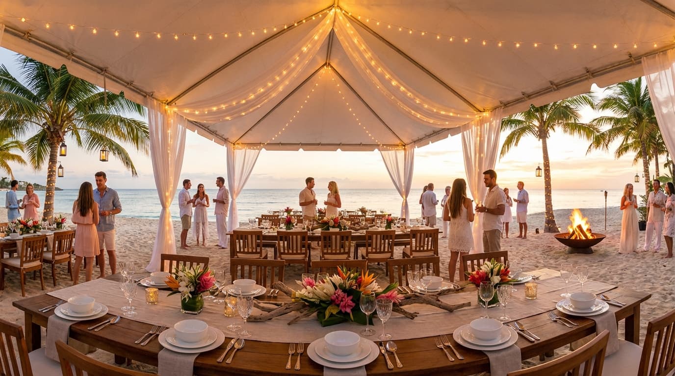 Outdoor Summer beach